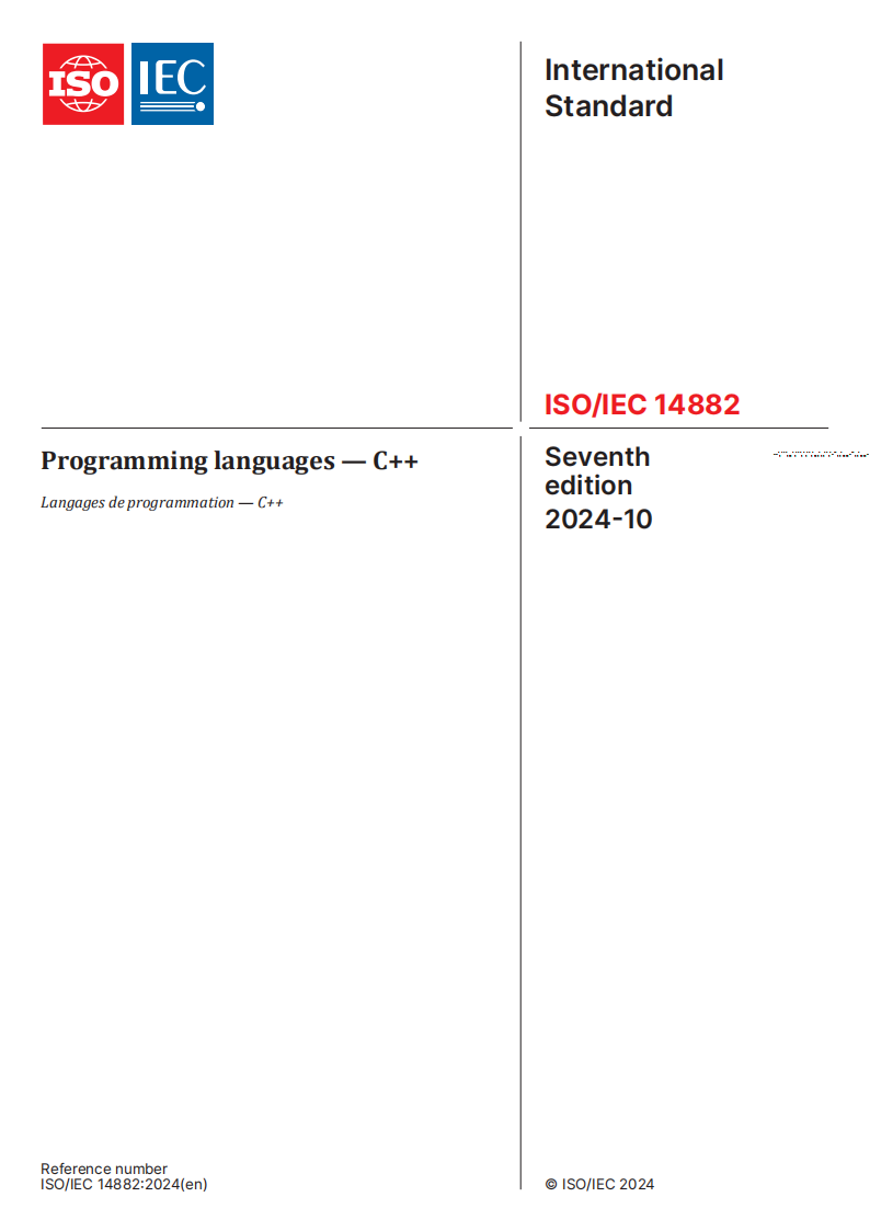 ISO/IEC 14882:2024